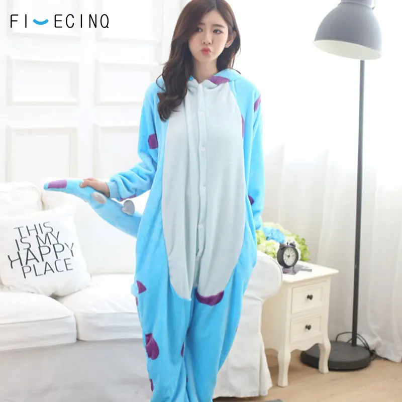 Sully Pajama Women Men Cartoon Anime Monster Cosplay Costume Blue Dot Funny Party Suit Adult Animal Bull Jumpsuit Party Wear
Sully Pajama Women Men Cartoon Anime Monster Cosplay Costume Blue Dot Funny Party Suit Adult Animal Bull Jumpsuit Party Wear
