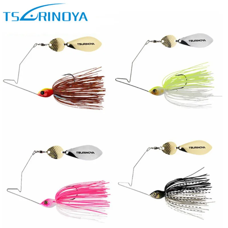 TSURINOYA 4Pcs Spinner Bait Head Weight 11g Rubber Jig Head Fishing Lure Spinnerbait Wire Bait Metal Spoon Buzzbait Barbed Hook
TSURINOYA 4Pcs Spinner Bait Head Weight 11g Rubber Jig Head Fishing Lure Spinnerbait Wire Bait Metal Spoon Buzzbait Barbed Hook