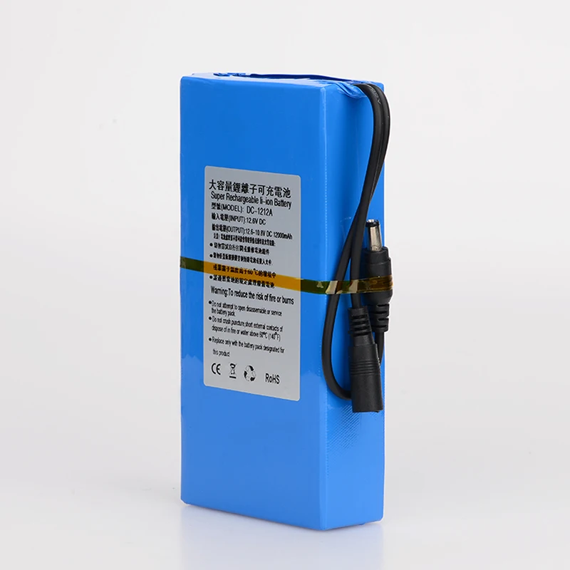 MasterFire 2set/lot DC 12V 12000MAH Large Capacity Portable Rechargeable Battery Lithium Batteries Pack For CCTV Camera DC-1212A
MasterFire 2set/lot DC 12V 12000MAH Large Capacity Portable Rechargeable Battery Lithium Batteries Pack For CCTV Camera DC-1212A