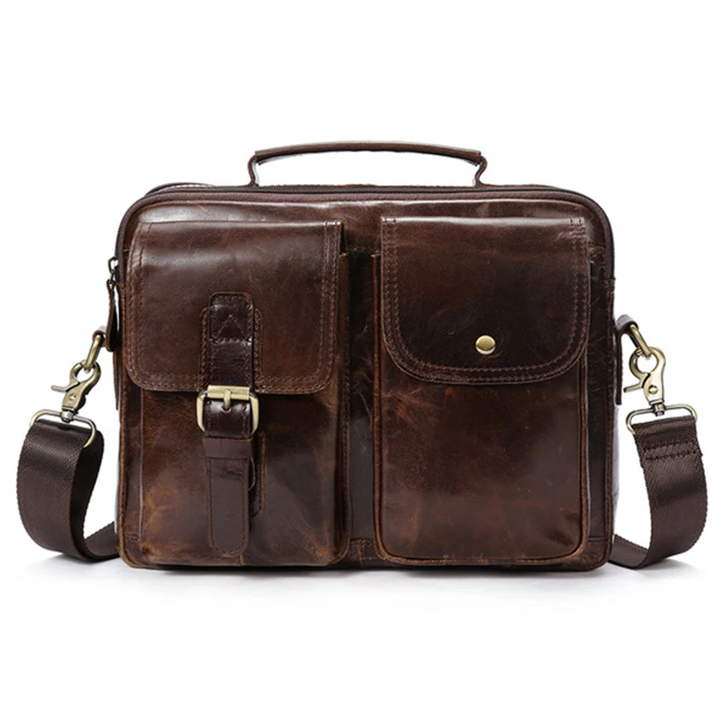 MVA Messenger Bag Men's Genuine Leather Shoulder Bags Male Top-handle Hasp Leather Men Bag Crossbody Bags for men handbags 811
MVA Messenger Bag Men's Genuine Leather Shoulder Bags Male Top-handle Hasp Leather Men Bag Crossbody Bags for men handbags 811