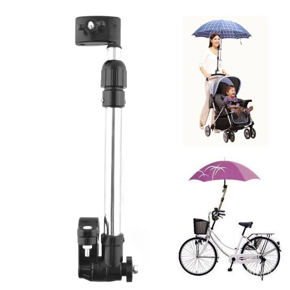 Image A29 Useful Baby Buggy Pram Stroller Umbrella Holder Mount Stand Handle Black VCH25 P