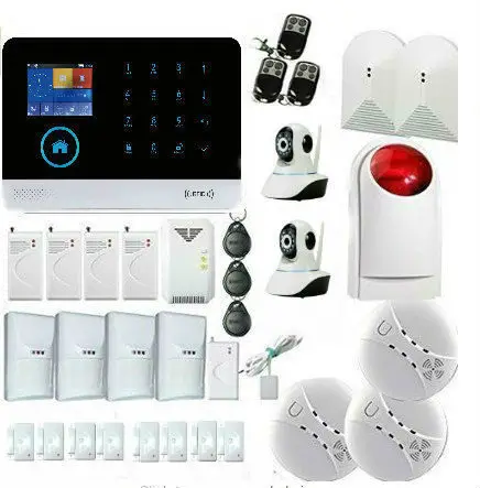 YoBang Security 2G WIFI GPRS GSM Home Alarm System Wireless Security PIR Motion Sensor Android IOS Controlled WIFI IP Camera.
YoBang Security 2G WIFI GPRS GSM Home Alarm System Wireless Security PIR Motion Sensor Android IOS Controlled WIFI IP Camera.