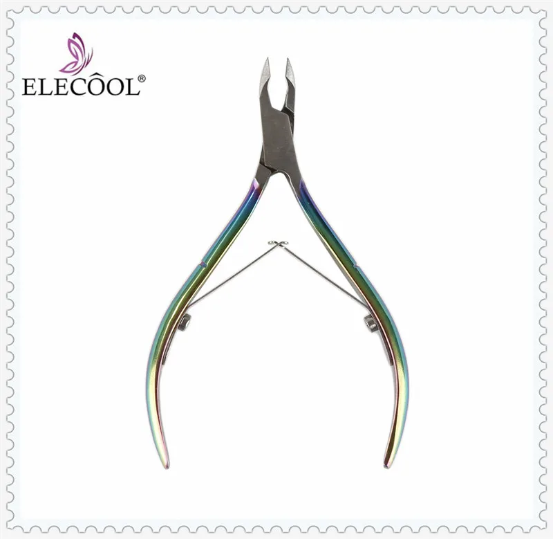 ELECOOL Nail Cuticle Nipper Rainbow Stainless Steel Clipper Scissor Dead Skin Remover Plier Manicure Nail Art Tool
ELECOOL Nail Cuticle Nipper Rainbow Stainless Steel Clipper Scissor Dead Skin Remover Plier Manicure Nail Art Tool