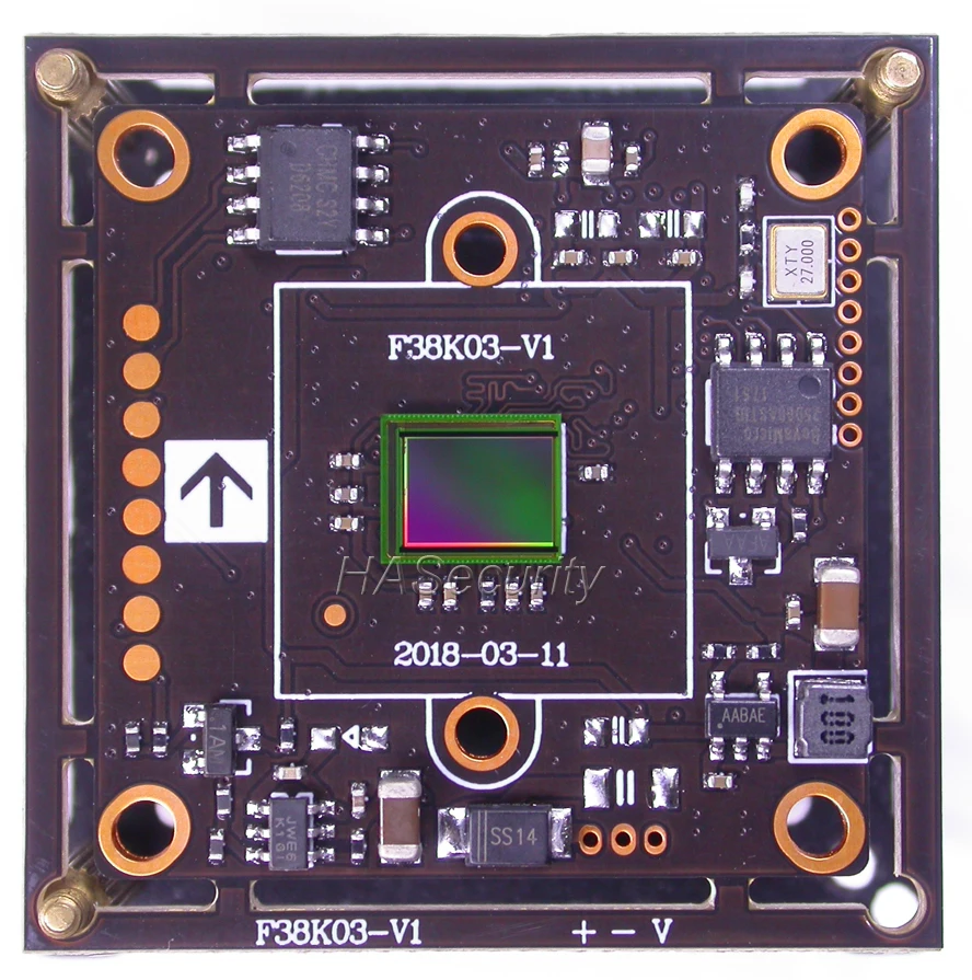 

5.0MP & 4.0MP AHD 1/2.5" SOi K03 CMOS image sensor + FH8538M CCTV camera PCB board module, support UTC coaxial control