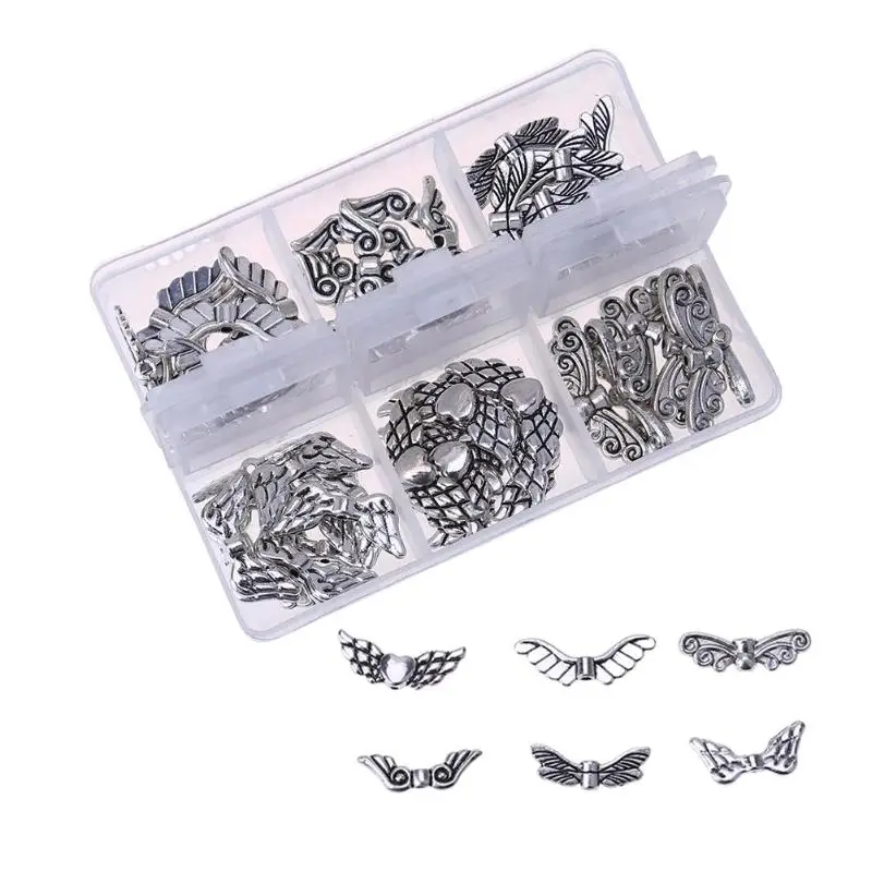 60pcs Angel Wings DIY Decor Charm Jewelry Butterfly Jewelry Components Pendant Chain Necklace Accessories 24 X 9mm/pc
60pcs Angel Wings DIY Decor Charm Jewelry Butterfly Jewelry Components Pendant Chain Necklace Accessories 24 X 9mm/pc
