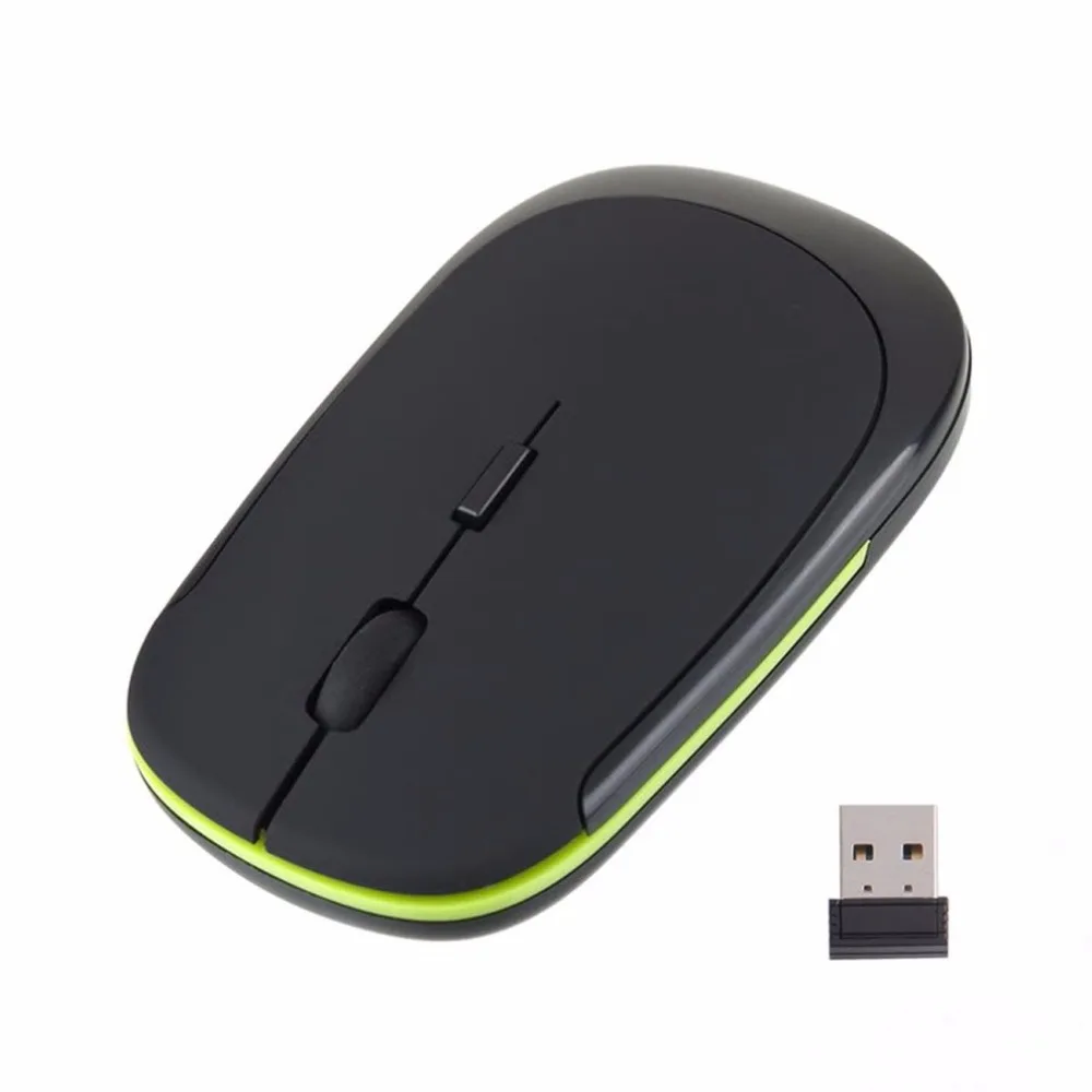 1Pc 2.4GHz USB Receiver Slim Mini Wireless Optical Mouse Mice for Computer PC Fashion Ultra-thin Mouse For Laptop Computer
1Pc 2.4GHz USB Receiver Slim Mini Wireless Optical Mouse Mice for Computer PC Fashion Ultra-thin Mouse For Laptop Computer