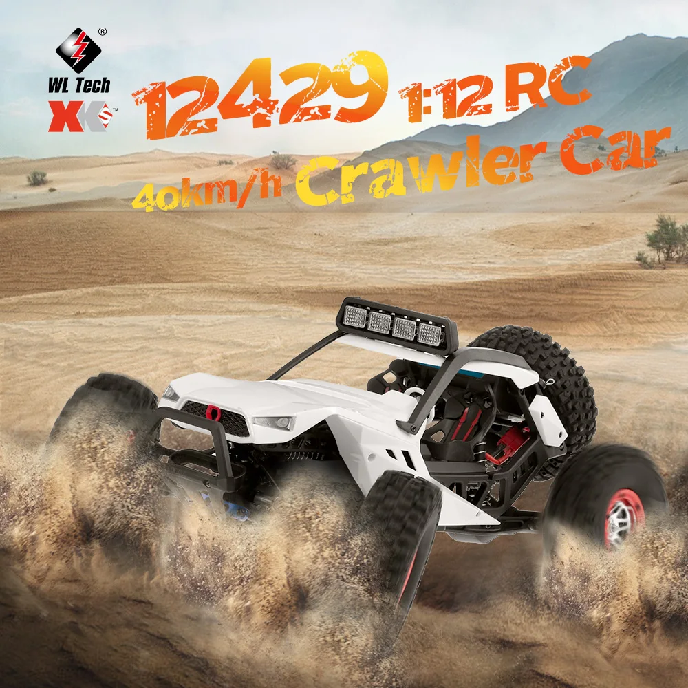 12429 1:12 RC Car Crawler 40km/h 4WD 2.4G Electric Car Head Lights RC Off-Road Cars Gift for Kids Toys
12429 1:12 RC Car Crawler 40km/h 4WD 2.4G Electric Car Head Lights RC Off-Road Cars Gift for Kids Toys