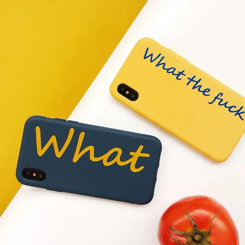 JAMULAR Funny Letters What Couples Phone Case For iPhone 7 8 6S Plus XS MAX Slim TPU Cover For iPhone XS XR Soft cover
JAMULAR Funny Letters What Couples Phone Case For iPhone 7 8 6S Plus XS MAX Slim TPU Cover For iPhone XS XR Soft cover