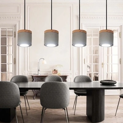 Nordic Cement Wood Pendant Lights Led Spot Hanglamp Hanging Lamp for Living Room Kitchen Indoor Lighting Fixtures Deco Luminaria
Nordic Cement Wood Pendant Lights Led Spot Hanglamp Hanging Lamp for Living Room Kitchen Indoor Lighting Fixtures Deco Luminaria