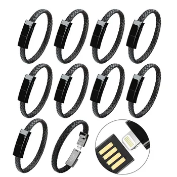 10 Pcs Sports Wireless Leather Portable Usb Conveniet Bracelet Quick Charger Date Cable Leather Adapter For IPhone 5/6/7/8 Plus
10 Pcs Sports Wireless Leather Portable Usb Conveniet Bracelet Quick Charger Date Cable Leather Adapter For IPhone 5/6/7/8 Plus