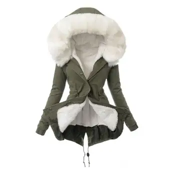 Wholesale Women Winter Warm Faux Fur Hooded Long Sleeve Coat Slim Fit Thicken Outwear
Wholesale Women Winter Warm Faux Fur Hooded Long Sleeve Coat Slim Fit Thicken Outwear
