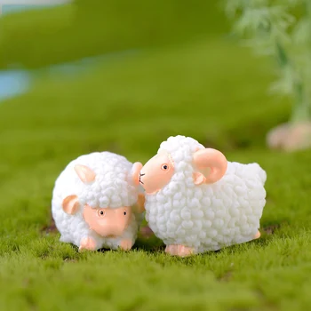 ZOCDOU 2 Pieces White Plush Sheep Mutton Cabra Moss Decoration Small Statue Figurine Grassland Ornament Art Work Miniatures Farm
ZOCDOU 2 Pieces White Plush Sheep Mutton Cabra Moss Decoration Small Statue Figurine Grassland Ornament Art Work Miniatures Farm