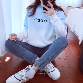 Kpop Got7 Hearts Hoodies Women Ulzzang Gradient Letters Crew Neck Sweatshirt Got 7 Fans Fashion Tracksuit Jumper Dropshipping
Kpop Got7 Hearts Hoodies Women Ulzzang Gradient Letters Crew Neck Sweatshirt Got 7 Fans Fashion Tracksuit Jumper Dropshipping