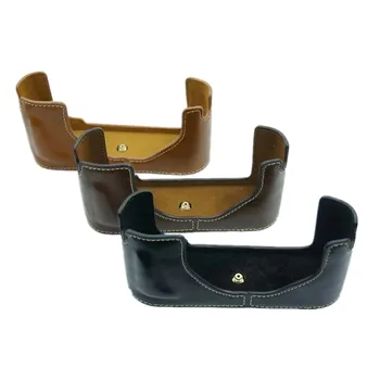 New PU Leather Camera Bottom Case Cover Half Body Set Bag For Leica M8 M9 MM ME Camera
New PU Leather Camera Bottom Case Cover Half Body Set Bag For Leica M8 M9 MM ME Camera