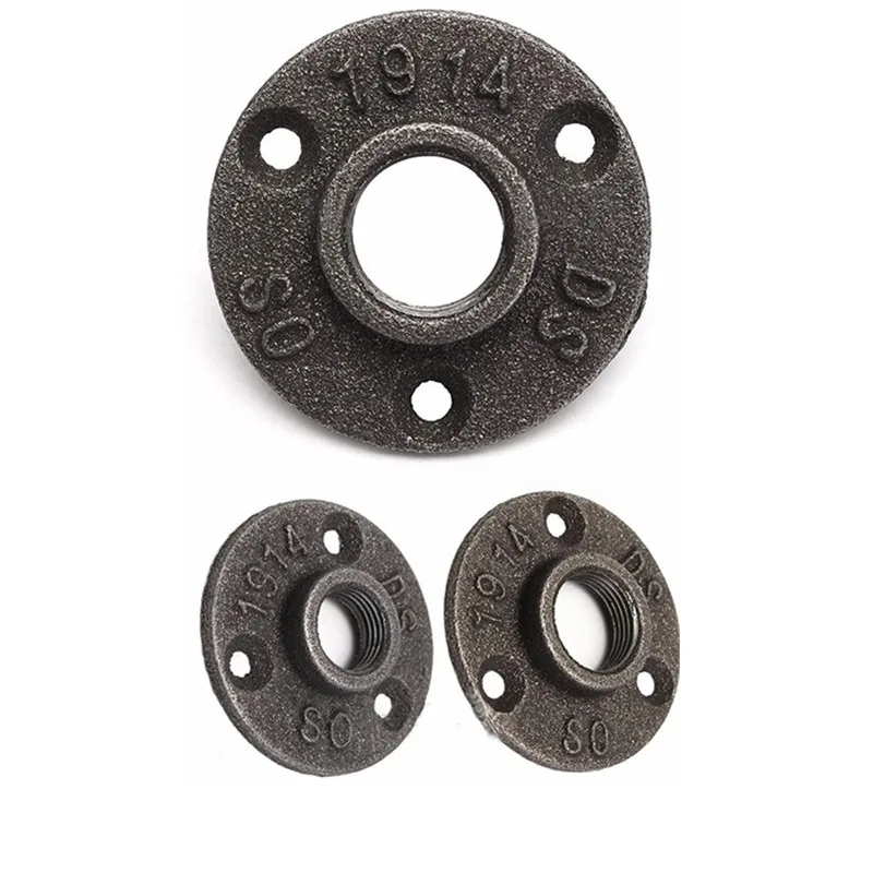 1/2" 3/4" Thread BSP Black Iron Pipe Fittings Malleable Wall Mount Floor Flange Piece Bracket Tube Plumbing Hardware Tools
1/2" 3/4" Thread BSP Black Iron Pipe Fittings Malleable Wall Mount Floor Flange Piece Bracket Tube Plumbing Hardware Tools