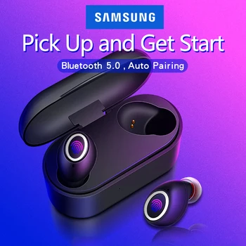 Fingerprint Touch Bluetooth Earphones 5.0 TWS for Samsung Galaxy S9 S10 S8 S7 S6 Edge Plus S10E Note Wireless Earbuds dual Mic
Fingerprint Touch Bluetooth Earphones 5.0 TWS for Samsung Galaxy S9 S10 S8 S7 S6 Edge Plus S10E Note Wireless Earbuds dual Mic