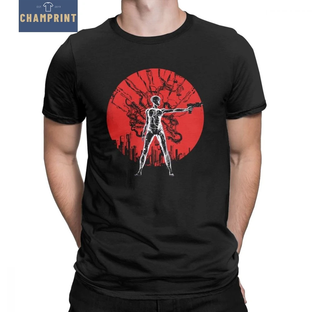 Ghost in The Shell Ghost In The Machine T-Shirts for Men Short Sleeve Novelty Tees Crewneck Pure Cotton Tops Unique T Shirts
Ghost in The Shell Ghost In The Machine T-Shirts for Men Short Sleeve Novelty Tees Crewneck Pure Cotton Tops Unique T Shirts