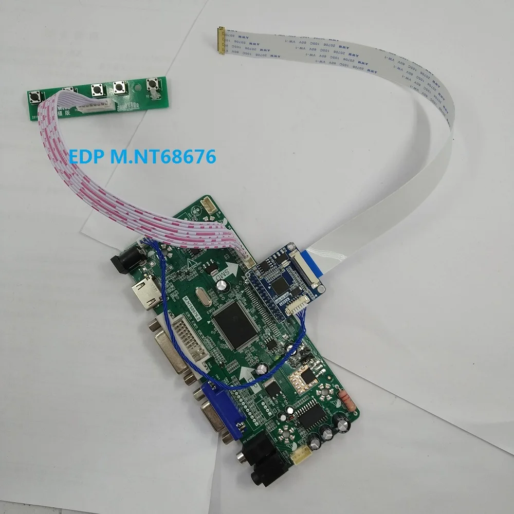 kit for LP156WF6(SP)(J1) Panel Screen HDMI VGA LCD M.NT68676 15.6" LED 30pin EDP Controller board DVI 60Hz LG display 1920*1080
kit for LP156WF6(SP)(J1) Panel Screen HDMI VGA LCD M.NT68676 15.6" LED 30pin EDP Controller board DVI 60Hz LG display 1920*1080