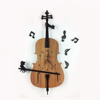 Antique Style Quartz New Arrival Hot Sale Reloj Large Decorative Wall Clocks Violin Shaped Wood Clock Geometric Needle
Antique Style Quartz New Arrival Hot Sale Reloj Large Decorative Wall Clocks Violin Shaped Wood Clock Geometric Needle