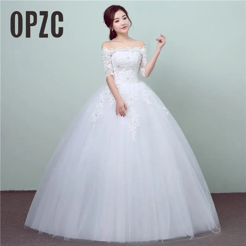 Luxury Wedding Dress 2017 New Arrival Summer Fashion Princess Lace Embroidery Half Sleeve China Bridal Gowns Vestido Noiva
Luxury Wedding Dress 2017 New Arrival Summer Fashion Princess Lace Embroidery Half Sleeve China Bridal Gowns Vestido Noiva
