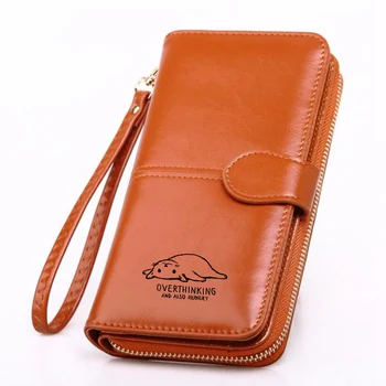 Engraved Letter Overthinking and also hungry Cat Women Wallet Lovely Clutch Female PU Leather Coin Purse Functional Long wallet
Engraved Letter Overthinking and also hungry Cat Women Wallet Lovely Clutch Female PU Leather Coin Purse Functional Long wallet