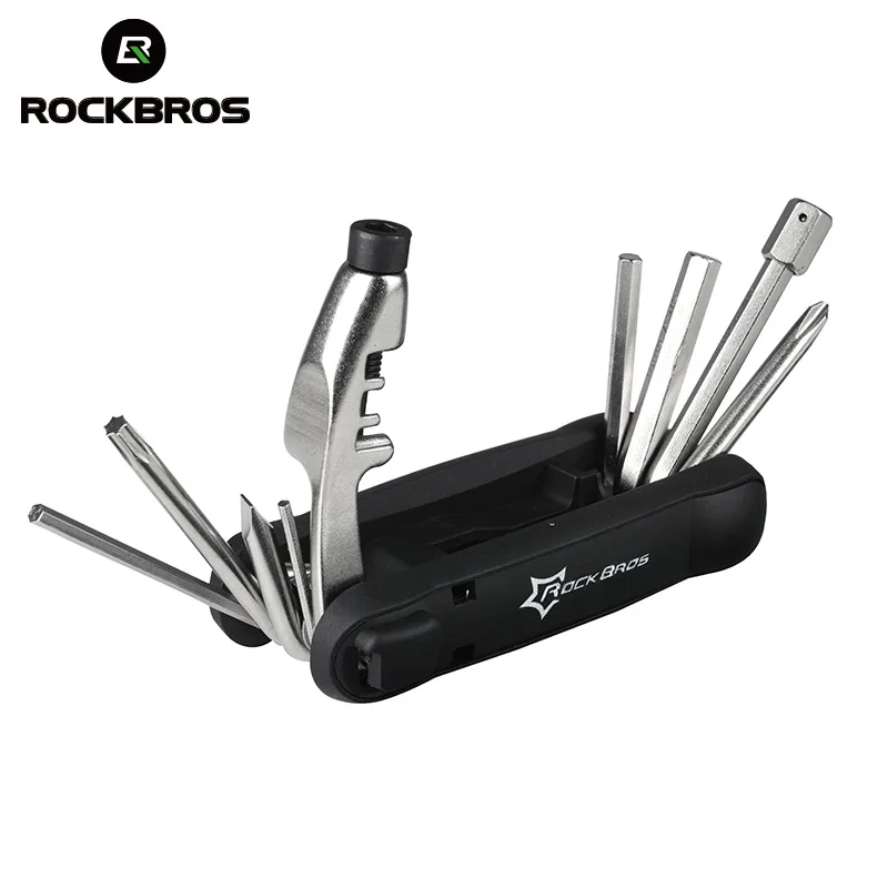 ROCKBROS 12 in 1 Bike Tool MTB Bicycle Multifunctional Mini Repair Folding Tool Set Kit Spoke Cycle Multi Tool Wrench Sets Black
ROCKBROS 12 in 1 Bike Tool MTB Bicycle Multifunctional Mini Repair Folding Tool Set Kit Spoke Cycle Multi Tool Wrench Sets Black