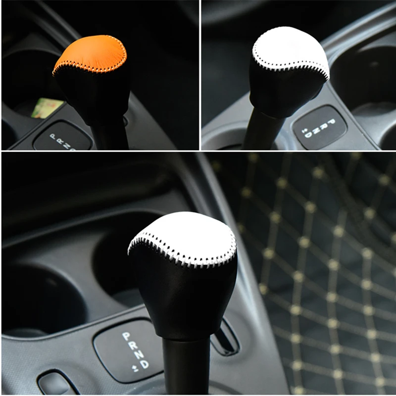 Hand-stitched leather shift cover for new Smart Fortwo Forfour 453 gear knob cover car interior trim accessories modification
Hand-stitched leather shift cover for new Smart Fortwo Forfour 453 gear knob cover car interior trim accessories modification