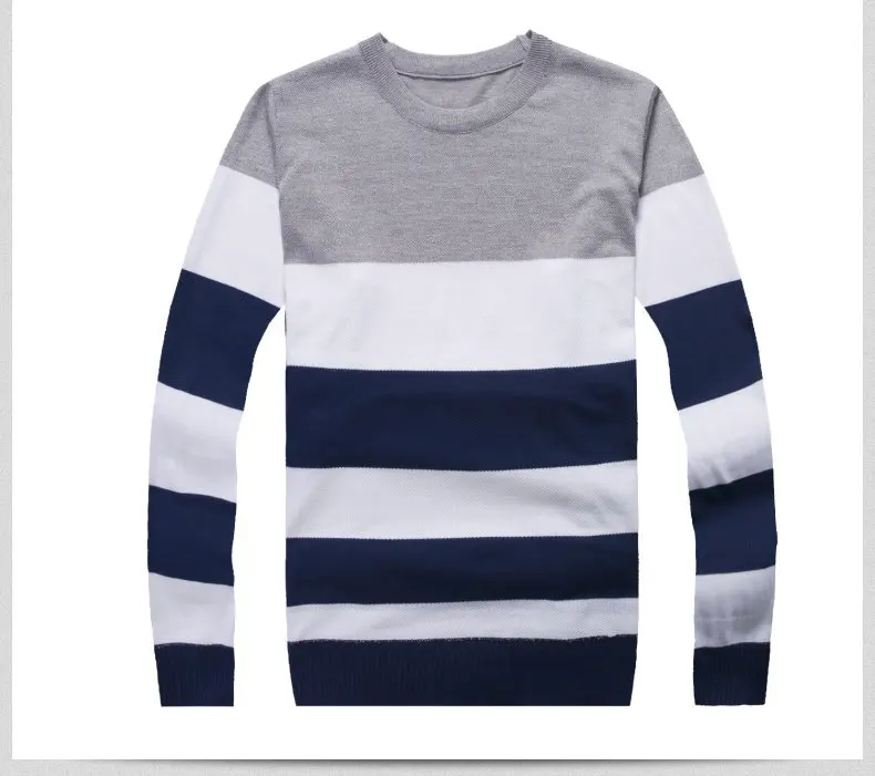 MuLS Brand Mens Pullover Sweaters Autumn Winter Striped Sweater Pullovers Male Jumpers Knitwears Boys Plus Size M-3XL Drop Ship 01
