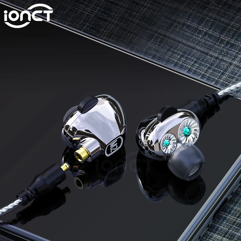 iONCT M2 Dual Moving Coil HiFi Earphone 2-in-1 5.0 Bluetooth Wireless Headphones + Wired Earphones with Mic Detachable Headset
iONCT M2 Dual Moving Coil HiFi Earphone 2-in-1 5.0 Bluetooth Wireless Headphones + Wired Earphones with Mic Detachable Headset