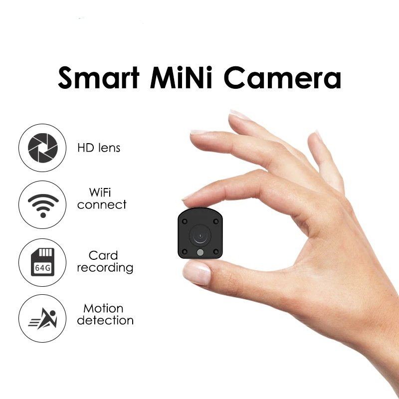 Mini Camera Cell Phone Remote Monitoring Built-in Battery HD Infrared Night Vision Micro Network Monitor Integrated Machine 
Mini Camera Cell Phone Remote Monitoring Built-in Battery HD Infrared Night Vision Micro Network Monitor Integrated Machine