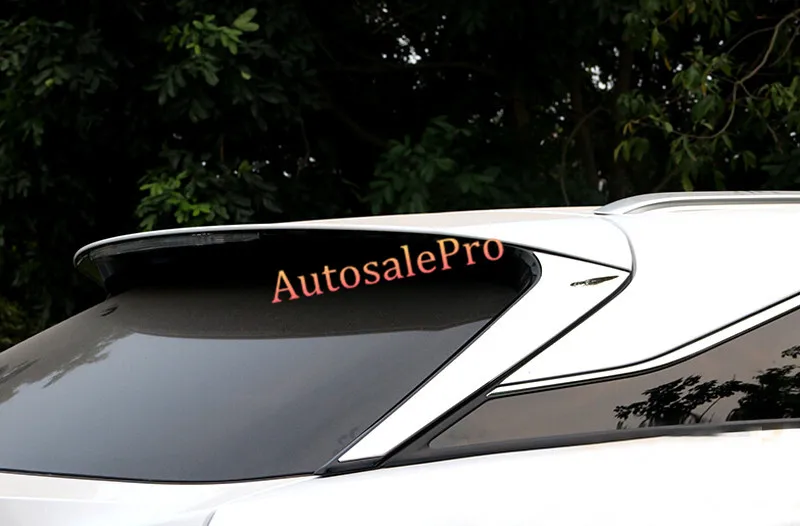 For LEXUS RX200t RX450h 2016 Stainless Steel Rear Spoiler Window Upper Triangle Sill Cover Trims Chrome
For LEXUS RX200t RX450h 2016 Stainless Steel Rear Spoiler Window Upper Triangle Sill Cover Trims Chrome