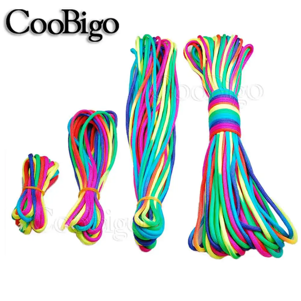 Rainbow Paracord Bracelet Parachute 550 Cord Lanyard Rope Mil Spec Type III 7 Strand Length 10ft 20ft 50ft 100ft 328ft Pick
Rainbow Paracord Bracelet Parachute 550 Cord Lanyard Rope Mil Spec Type III 7 Strand Length 10ft 20ft 50ft 100ft 328ft Pick