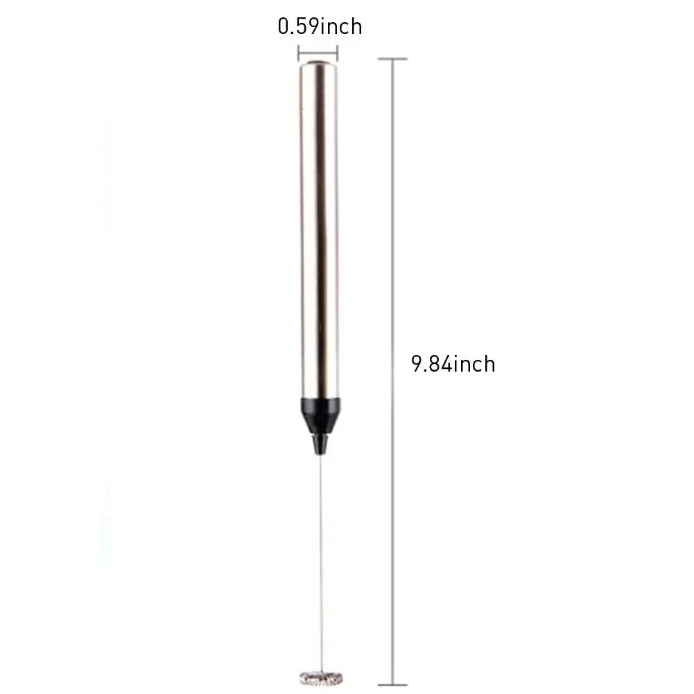 2019 Stainless Steel Electric Milk Frother with Bracket Hand Whisk Foam Maker Kitchen Supplies
2019 Stainless Steel Electric Milk Frother with Bracket Hand Whisk Foam Maker Kitchen Supplies