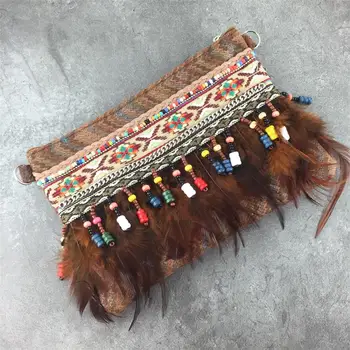 Boho Feather Tassel Straw Bags Leather Handle Handbags Women Fashion Knit Bucket Mini Cylindrical Messenger Purses 2018
Boho Feather Tassel Straw Bags Leather Handle Handbags Women Fashion Knit Bucket Mini Cylindrical Messenger Purses 2018