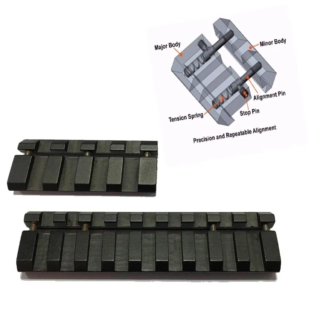 Magorui Low Pro Snap-in Adapter 11mm to 20mm Picatinny/Weaver Rail Hunting Accessories
Magorui Low Pro Snap-in Adapter 11mm to 20mm Picatinny/Weaver Rail Hunting Accessories