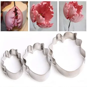 Kitchen DIY Creative 3 Parts / Kit Parrot Tulip Fondant Cake Decorations Flower Shape Cutter Stainless Steel Baking Tools A1078
Kitchen DIY Creative 3 Parts / Kit Parrot Tulip Fondant Cake Decorations Flower Shape Cutter Stainless Steel Baking Tools A1078