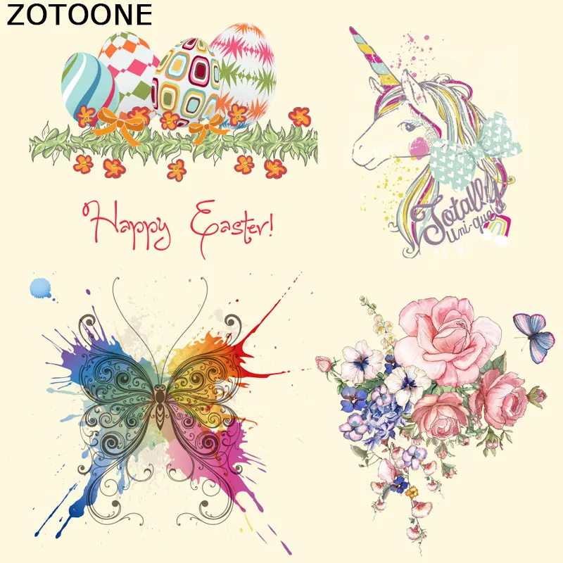 ZOTOONE Pretty Butterfly Flower Patch Iron on Heat Transfer Patches for Kid Clothing DIY Stripes Applique T-shirt Custom Sticker
ZOTOONE Pretty Butterfly Flower Patch Iron on Heat Transfer Patches for Kid Clothing DIY Stripes Applique T-shirt Custom Sticker