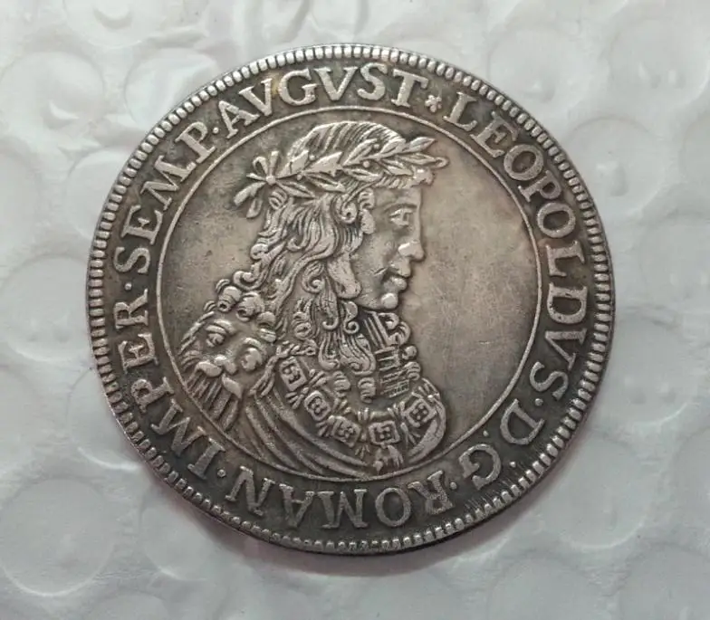 Austria-THALER-1683-LEOPOLD Copy Coin commemorative coins-replica coins medal coins collectibles
Austria-THALER-1683-LEOPOLD Copy Coin commemorative coins-replica coins medal coins collectibles