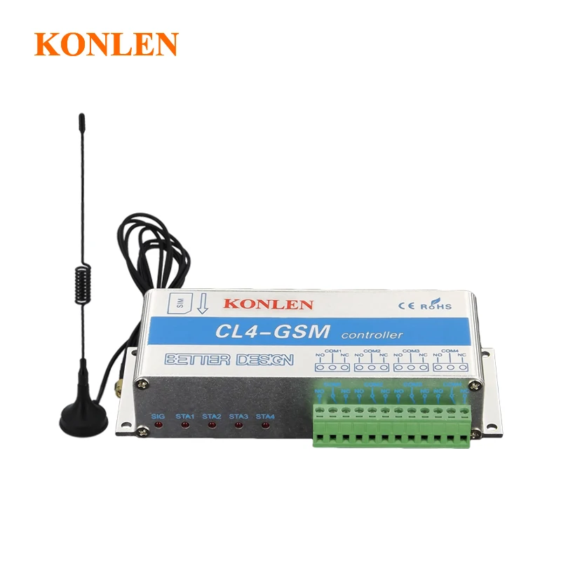 4 Channels GSM Relay Switch Call Sms Remote Control Controller Home Appliance on off Door Opener Quad band 850/900/1800/1900mhz
4 Channels GSM Relay Switch Call Sms Remote Control Controller Home Appliance on off Door Opener Quad band 850/900/1800/1900mhz