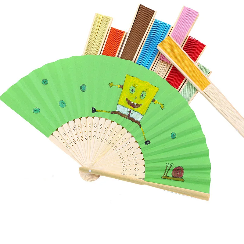 50pcs 7" Kids DIY Blank Folding fans Dance Wedding Party fans Home decorative bamboo Hand Solid Color Fan wholesale Party Favors
50pcs 7" Kids DIY Blank Folding fans Dance Wedding Party fans Home decorative bamboo Hand Solid Color Fan wholesale Party Favors