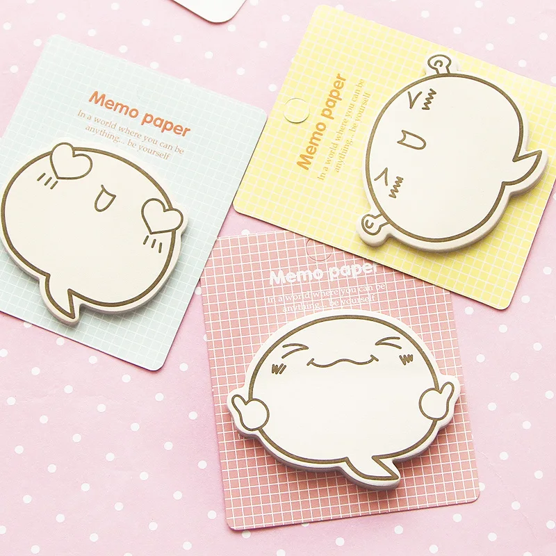 4pcs Fighting face memo paper Cute stickers Post sticky note Adhesive note it pad stationery Office School supplies A6572
4pcs Fighting face memo paper Cute stickers Post sticky note Adhesive note it pad stationery Office School supplies A6572