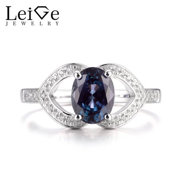 LeiGe Jewelry Alexandrite Anniversary Rings June Birthstone Rings Oval Cut Color Changing Gems 925 Sterling Silver Wedding Gifts
LeiGe Jewelry Alexandrite Anniversary Rings June Birthstone Rings Oval Cut Color Changing Gems 925 Sterling Silver Wedding Gifts