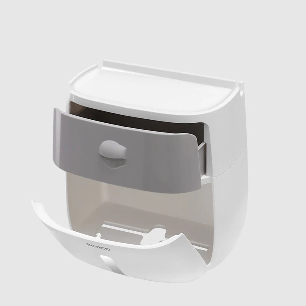 New Double Layered Tissue Box Shelving Toilet Paper Box Holder Wall Mounted Paper Storage Box Toilet Tissue Holder Punch Free
New Double Layered Tissue Box Shelving Toilet Paper Box Holder Wall Mounted Paper Storage Box Toilet Tissue Holder Punch Free