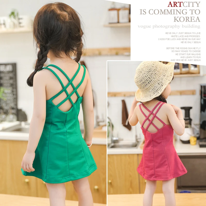 Jenya Free Shipping Summer Girl Solid Mini Dresses Children's Clothing A-line Criss-Cross Asymmetrical Fashion Sling Beach 4089
Jenya Free Shipping Summer Girl Solid Mini Dresses Children's Clothing A-line Criss-Cross Asymmetrical Fashion Sling Beach 4089