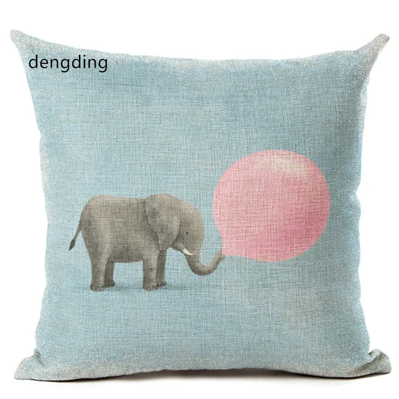 couch pillows Cartoon Elephant Cotton Linen Cute Giraffe Horse Cat Pillow Case Home Decorative Pillowcase Cover
couch pillows Cartoon Elephant Cotton Linen Cute Giraffe Horse Cat Pillow Case Home Decorative Pillowcase Cover