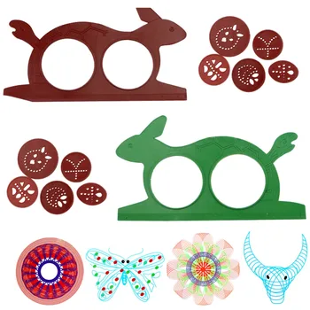 Creative Spirograph Magic Turtle Rabbit Sketchpad Drawing Board Educational Kids Drawing Toys Kids Learning Education
Creative Spirograph Magic Turtle Rabbit Sketchpad Drawing Board Educational Kids Drawing Toys Kids Learning Education
