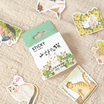 45pcs/lot Creative Cute Cats Mini Paper Sticker Decoration Diy Ablum Diary Scrapbooking Label Sticker Kawaii Stationery
45pcs/lot Creative Cute Cats Mini Paper Sticker Decoration Diy Ablum Diary Scrapbooking Label Sticker Kawaii Stationery