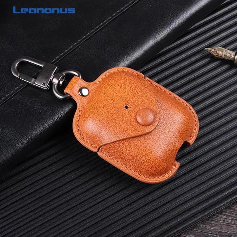Retro Leather Earphone Case For AirPods Case With Hook Shockproof Cover For Apple Airpods Charging Box Earphone Accessories
Retro Leather Earphone Case For AirPods Case With Hook Shockproof Cover For Apple Airpods Charging Box Earphone Accessories