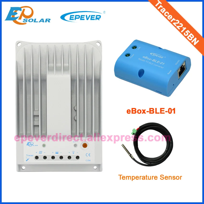 EPsolar MPPT solar controller Tracer2215BN 20A with bluetooth eBOX-BLE-01 and temperature sensor12V/24V auto work
EPsolar MPPT solar controller Tracer2215BN 20A with bluetooth eBOX-BLE-01 and temperature sensor12V/24V auto work