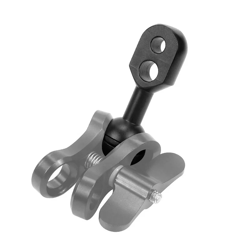 Aluminum CNC Diving Lights Ball head YS clamp Arm Fixed Clip Mount Adapter For Gopro Underwater Strobe Housing Light (5)